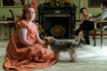 Nicola Coughlan, Luke Newton, and Ruby Barker in Bridgerton: Diamond of the First Water (2020)