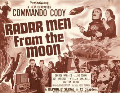 William Bakewell, Aline Towne, and George D. Wallace in Radar Men from the Moon (1952)