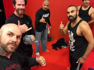 Stunt rehearsal