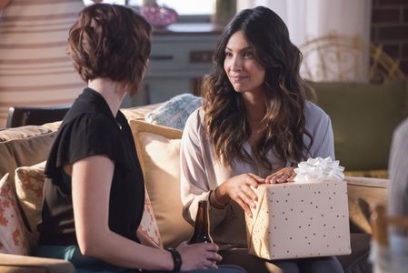 Chyler Leigh and Floriana Lima in Supergirl (2015)