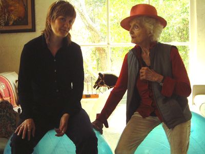 Connie Littlefield and Laura Archera Huxley