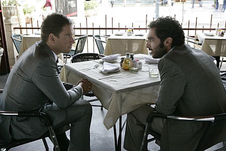 Michael Weatherly and Merik Tadros in NCIS (2003)