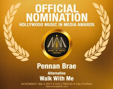 'Walk With Me', lead single of the upcoming 'The Astronot' film soundtrack, has been nominated for an HMMA for best Alte