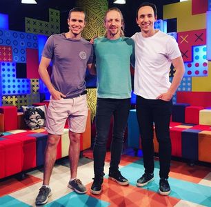 Tomás Klus, Ondrej Havel, and Johan Mádr in Mixxxer Show (1999)