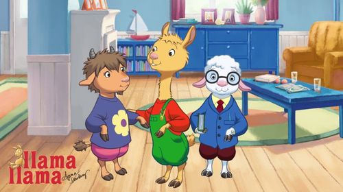 Islie Hirvonen, Brenden Sunderland, and Shayle Simons in Llama Llama (2018)