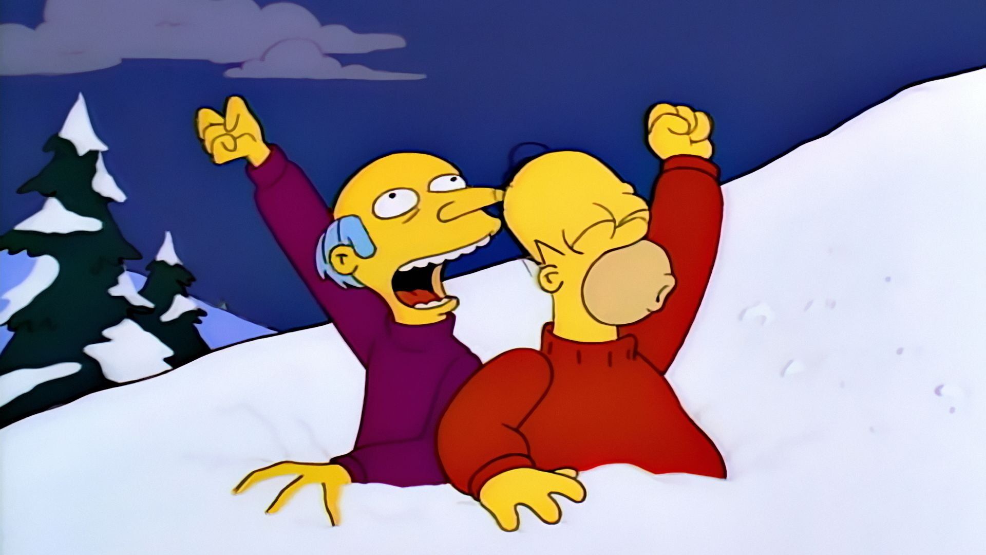 The Simpsons background