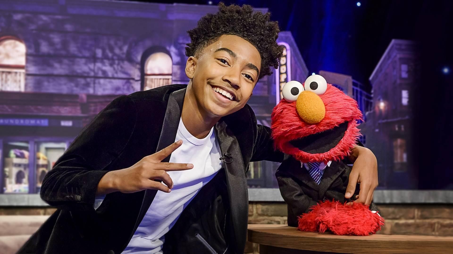 The Not Too Late Show with Elmo background
