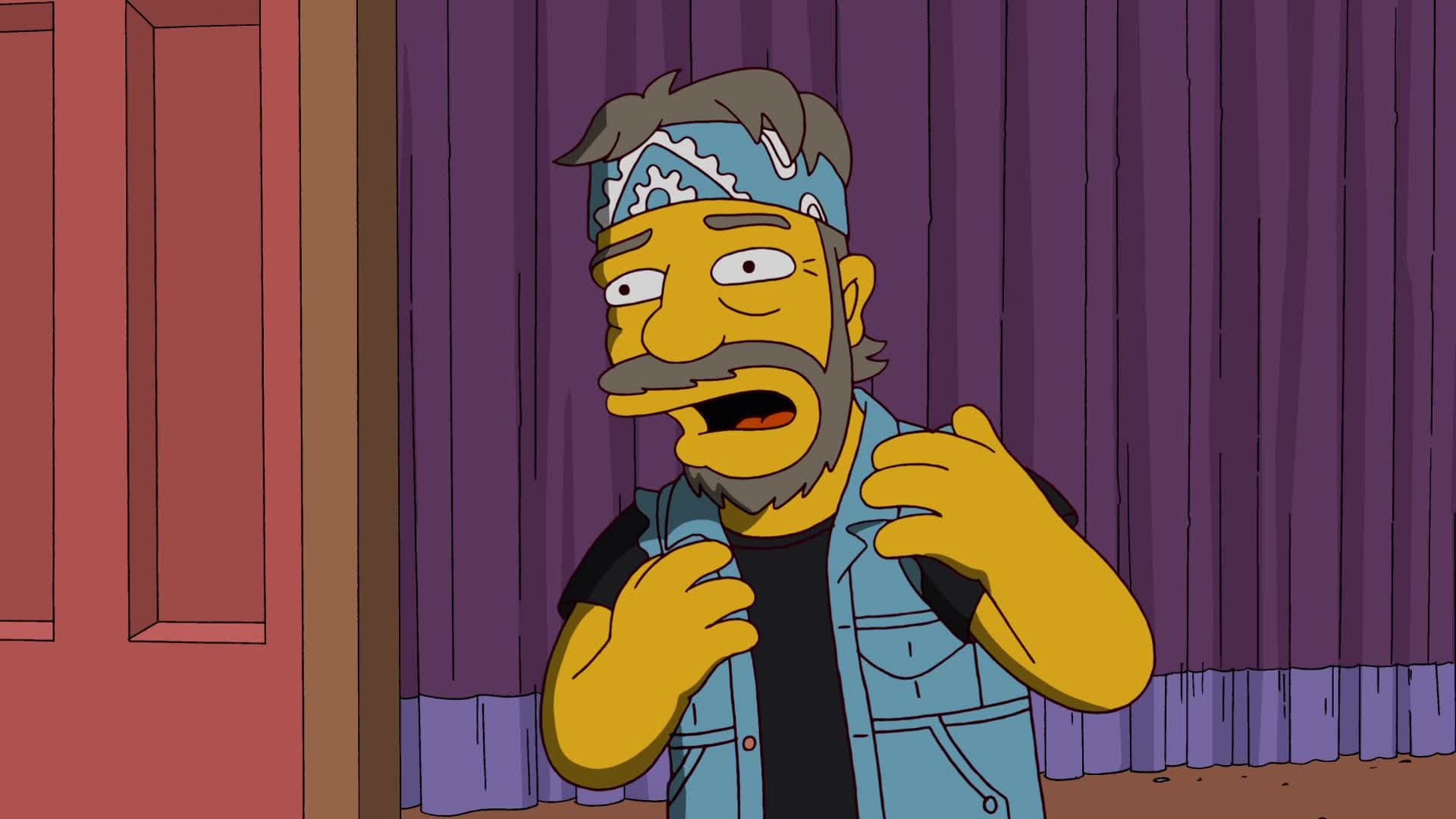 The Simpsons background