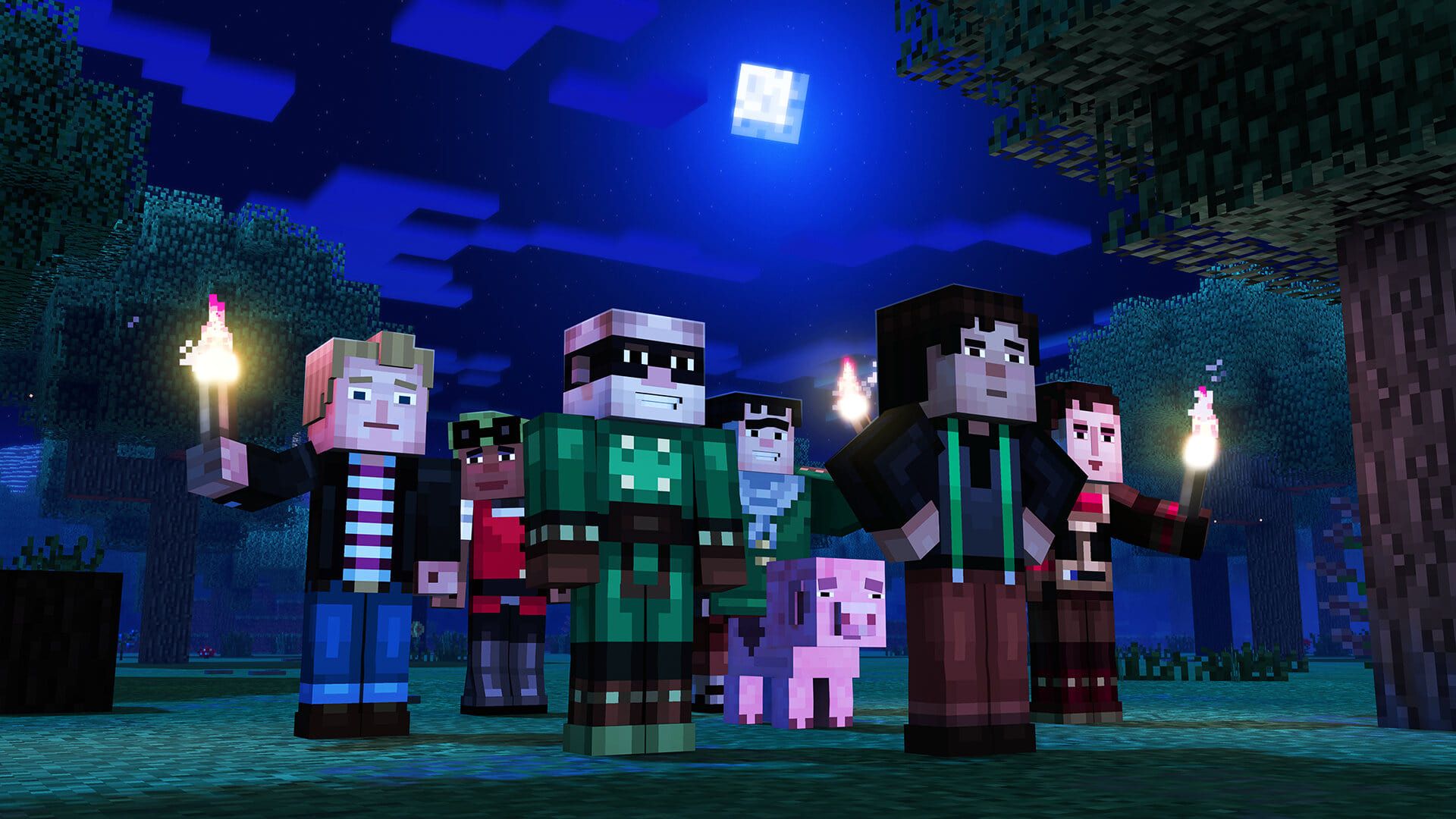 Minecraft: Story Mode background