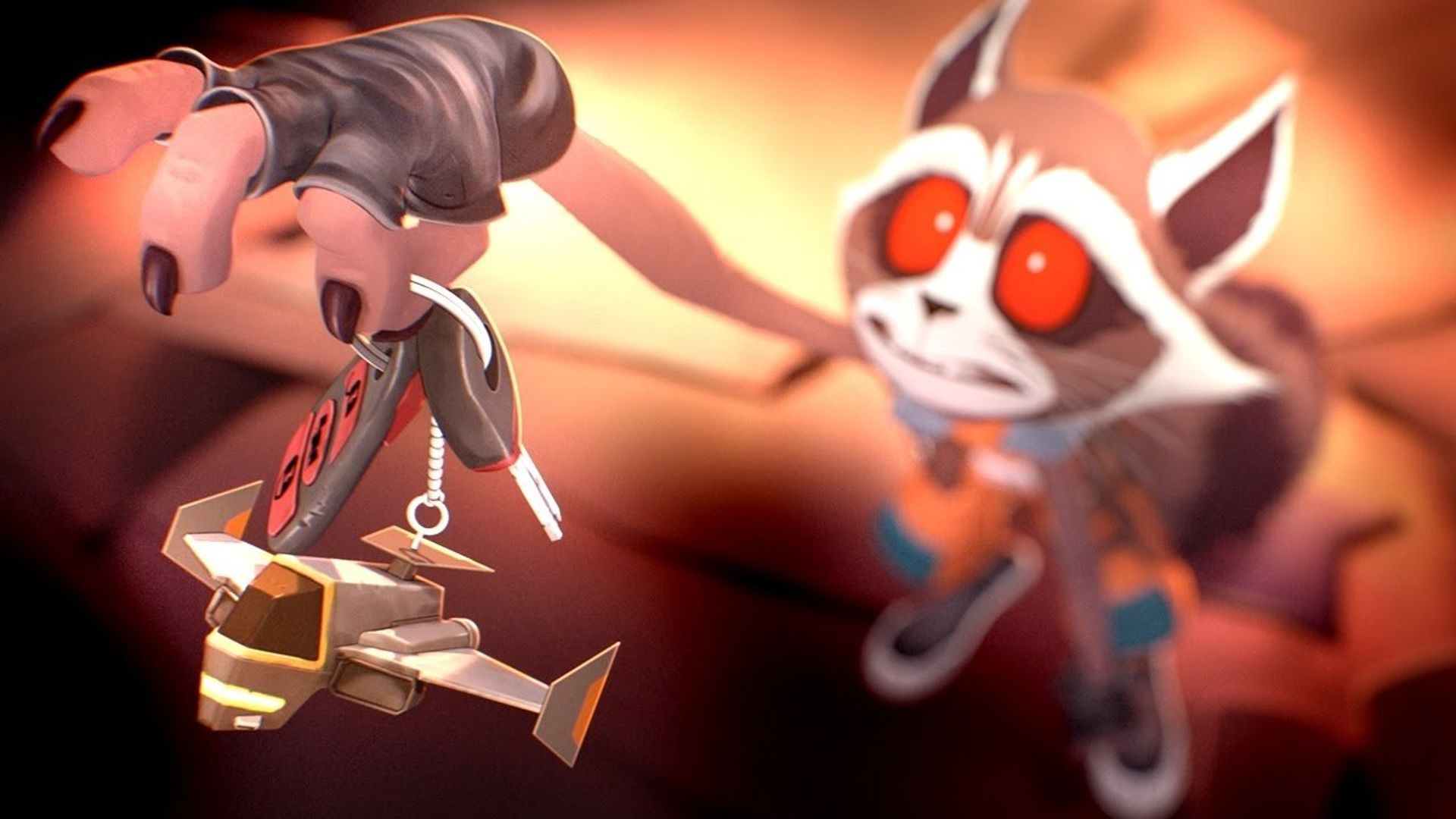 Rocket & Groot background