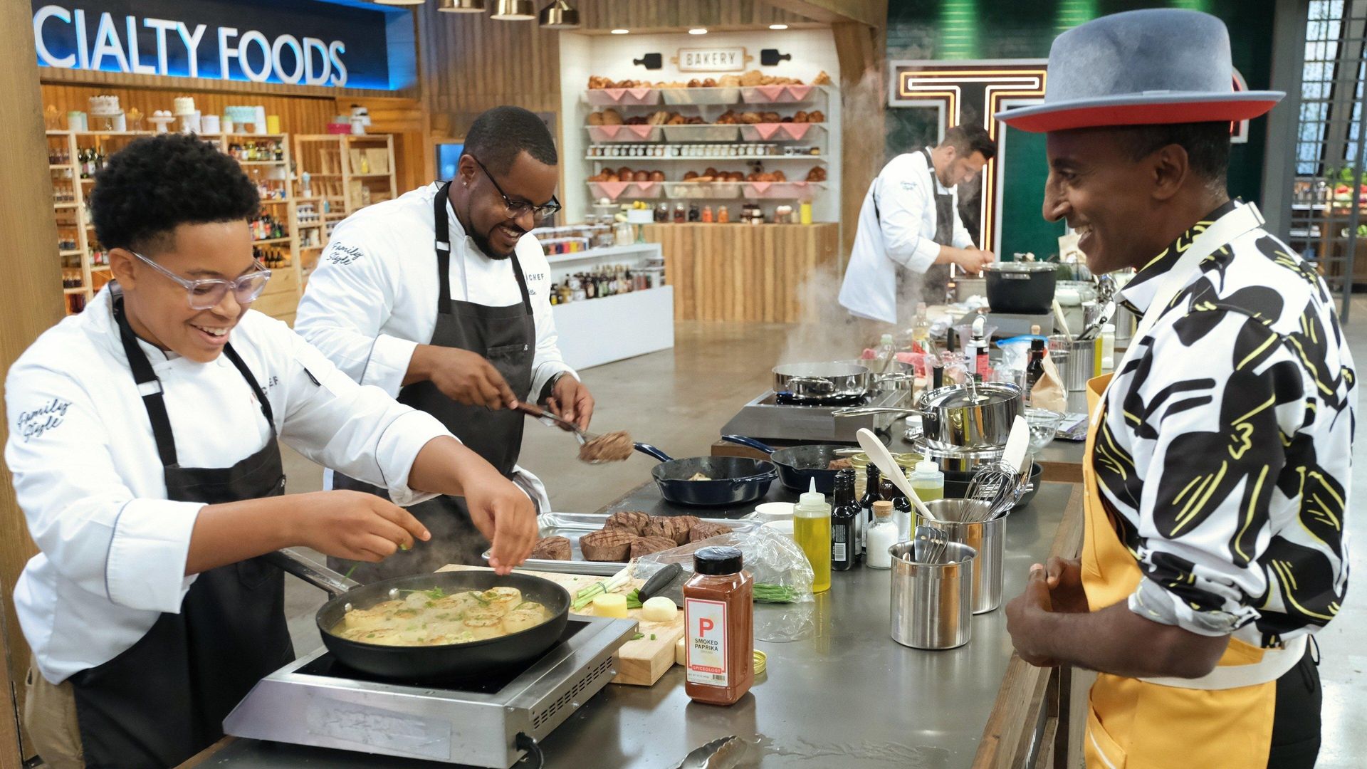 Top Chef Family Style background