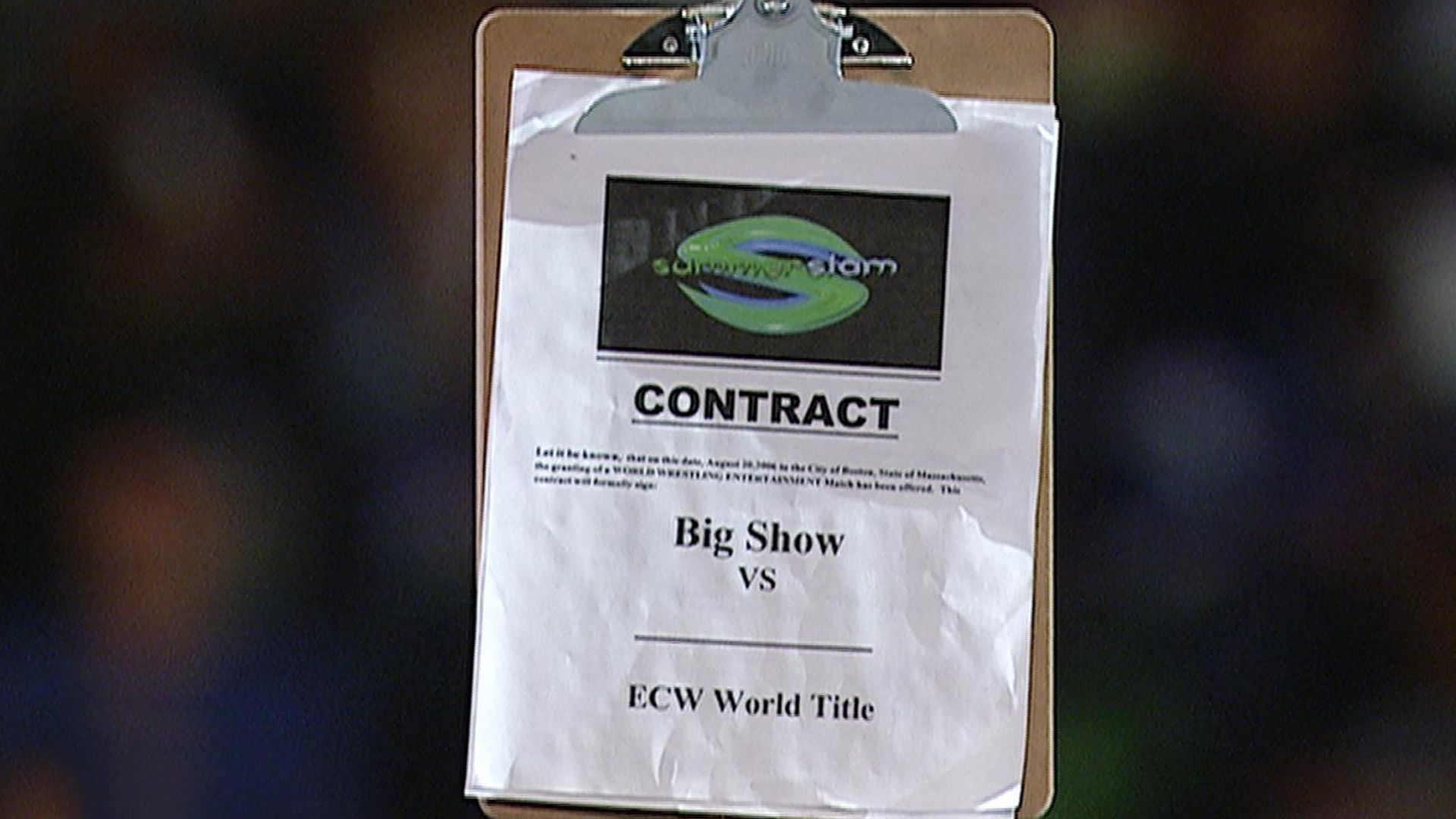 ECW on Sci-Fi background