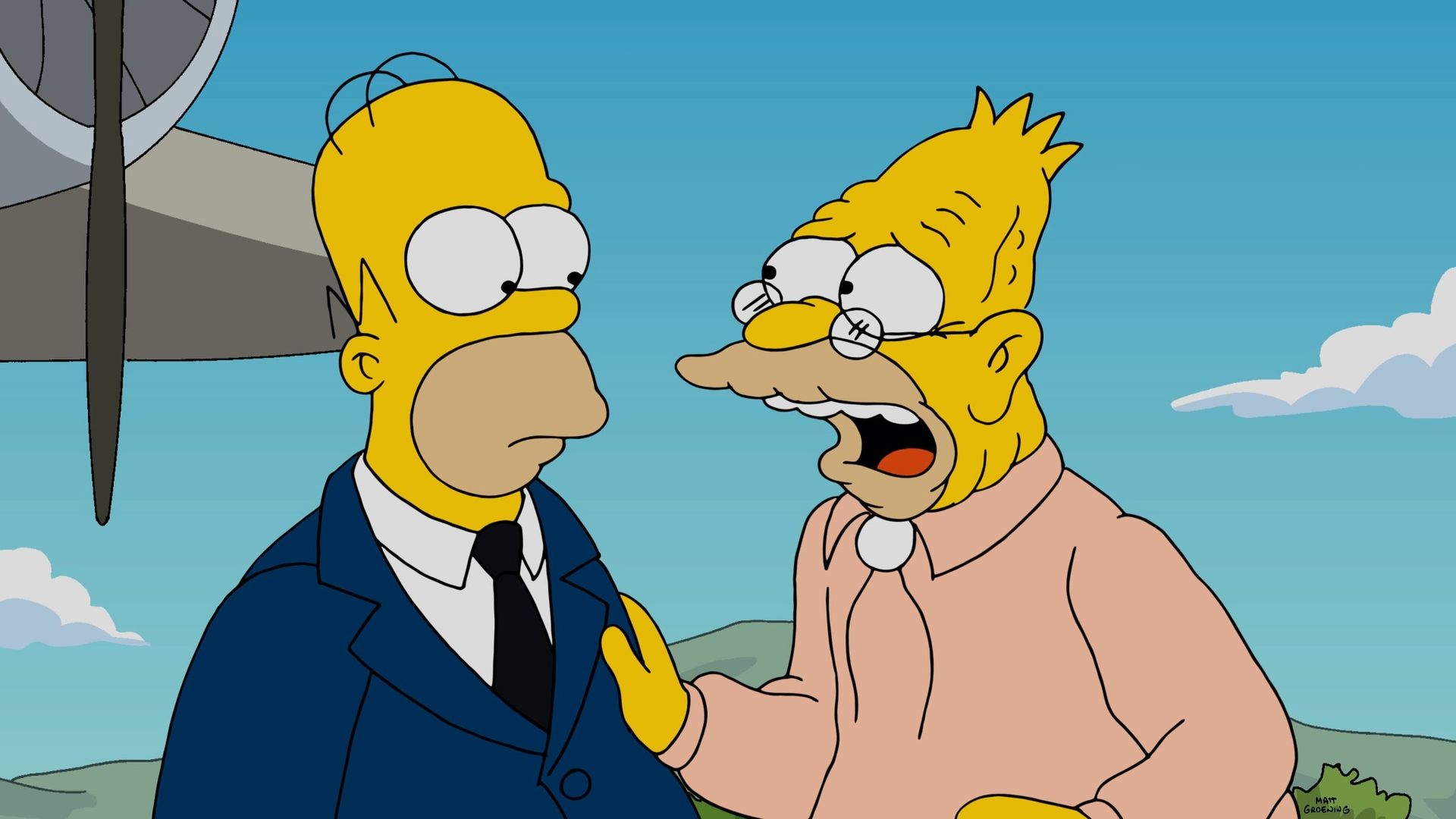 The Simpsons background