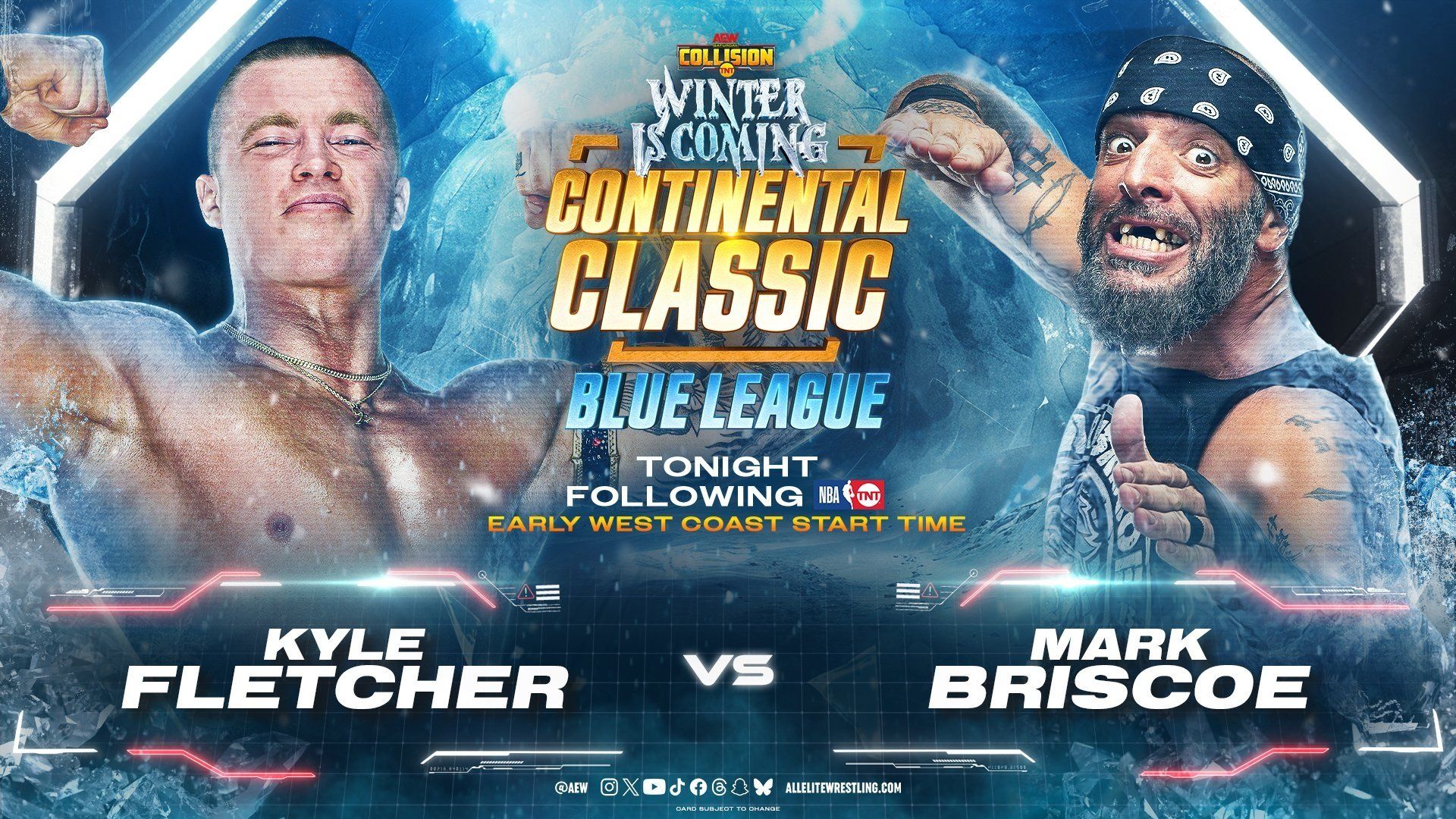 AEW Collision background
