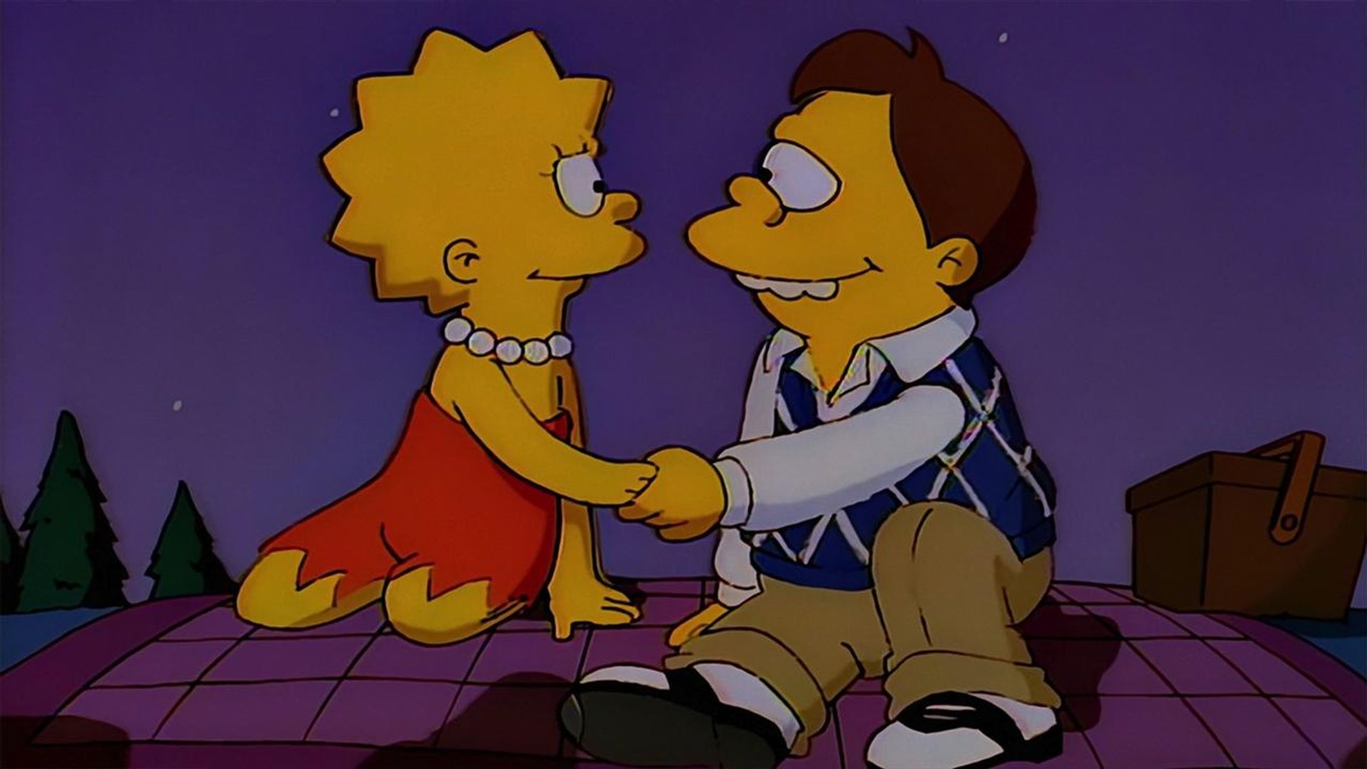 The Simpsons background