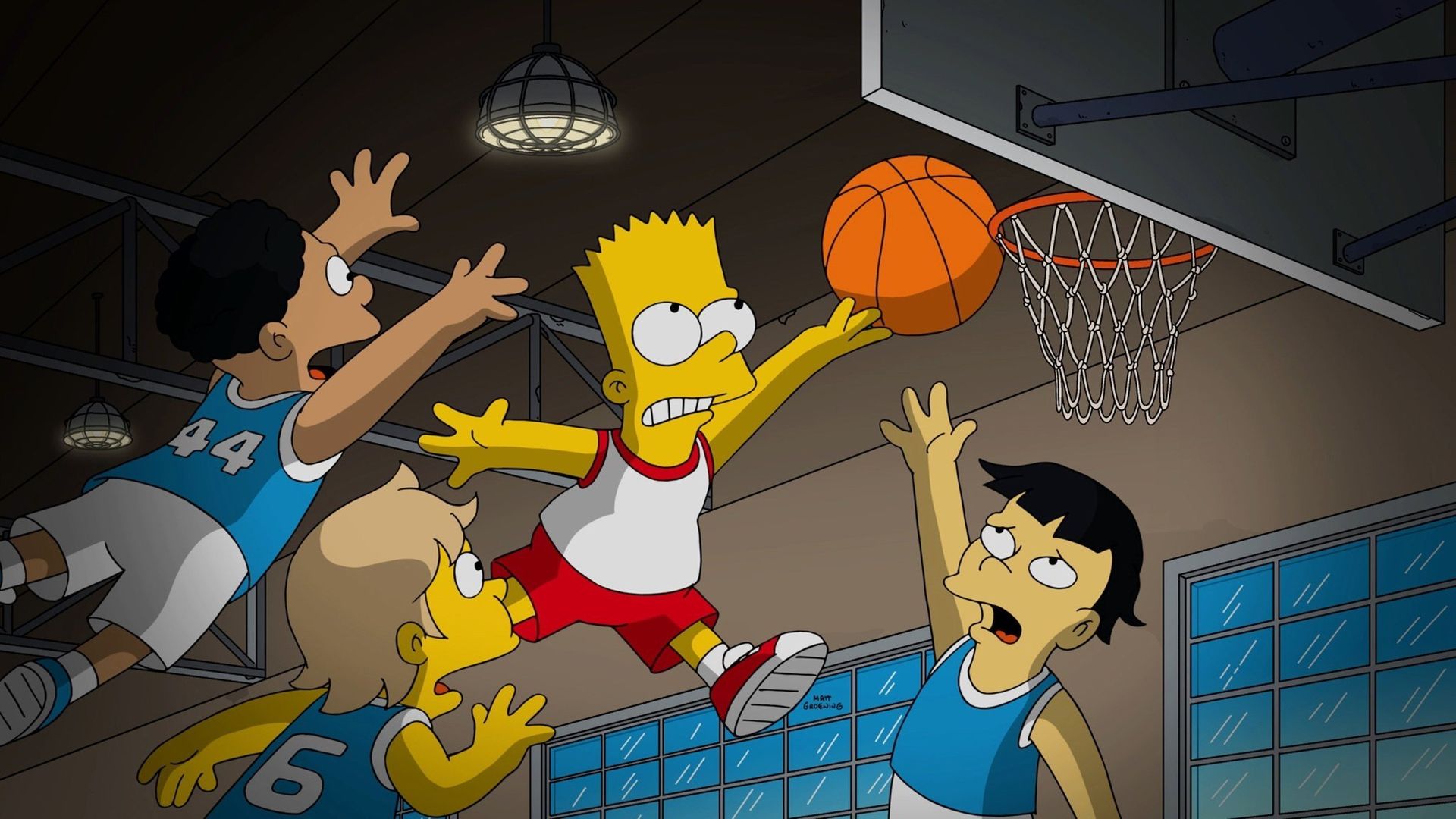 The Simpsons background