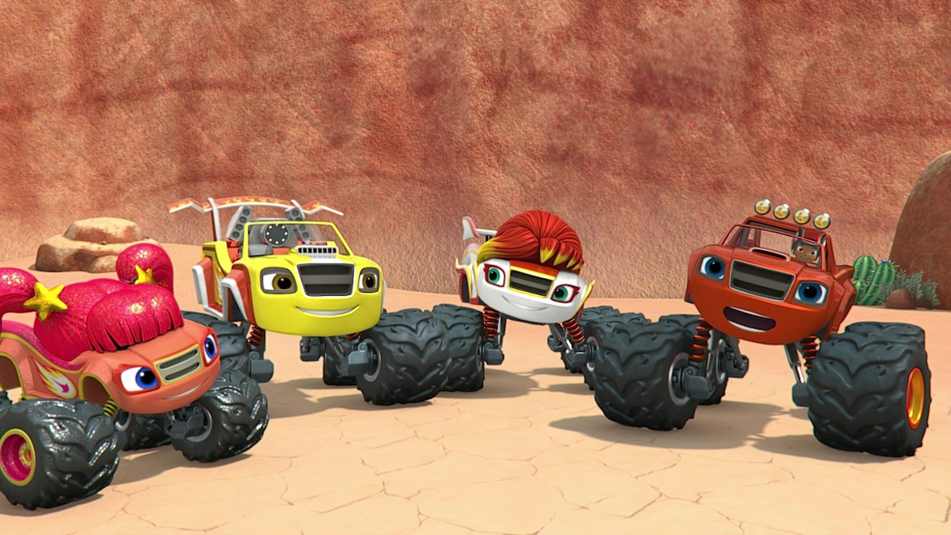 Blaze and the Monster Machines background