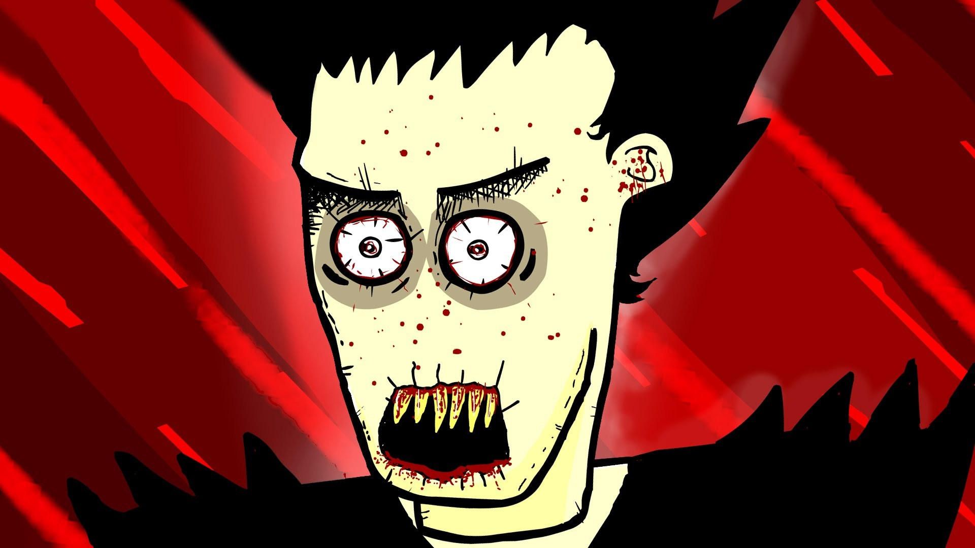 Burnt Face Man background