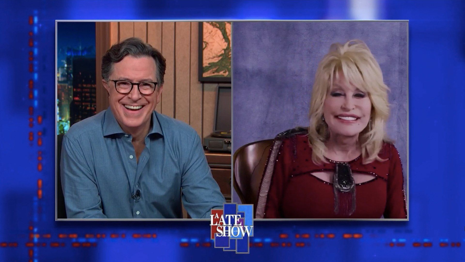 The Late Show with Stephen Colbert background