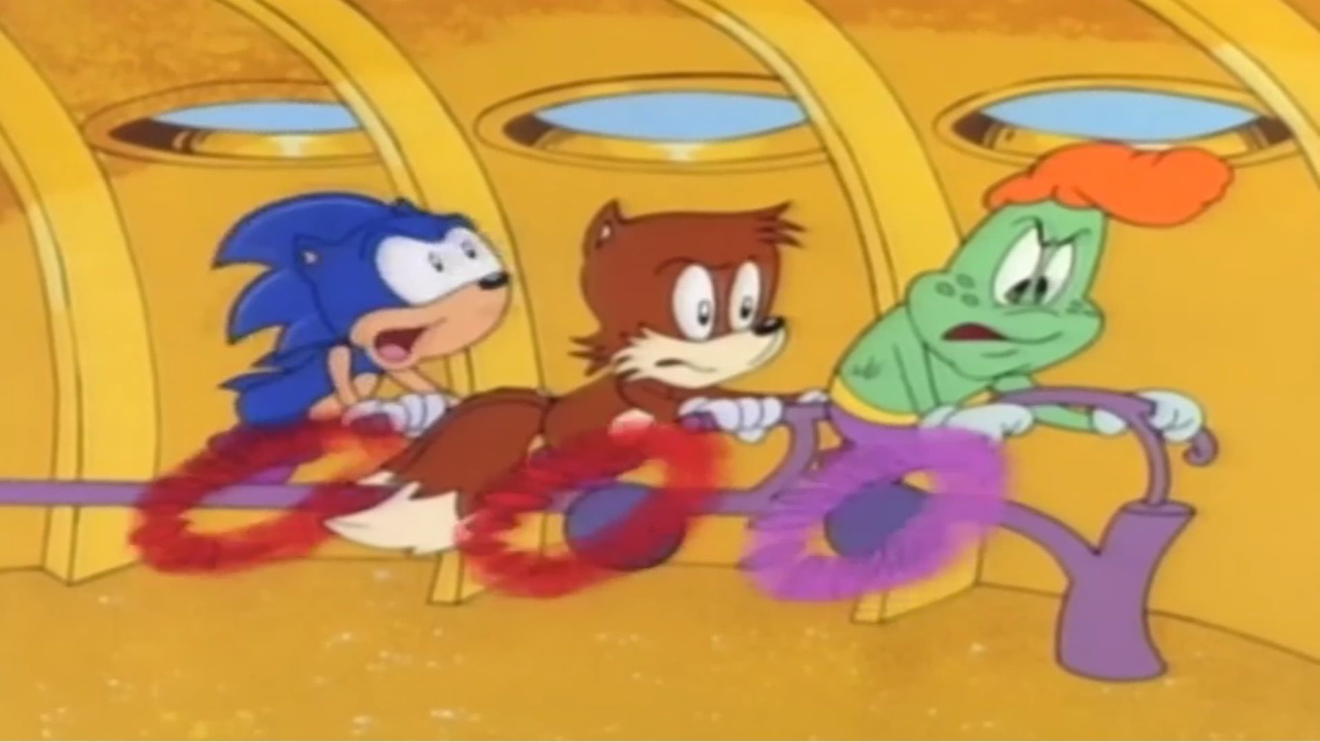 Adventures of Sonic the Hedgehog background