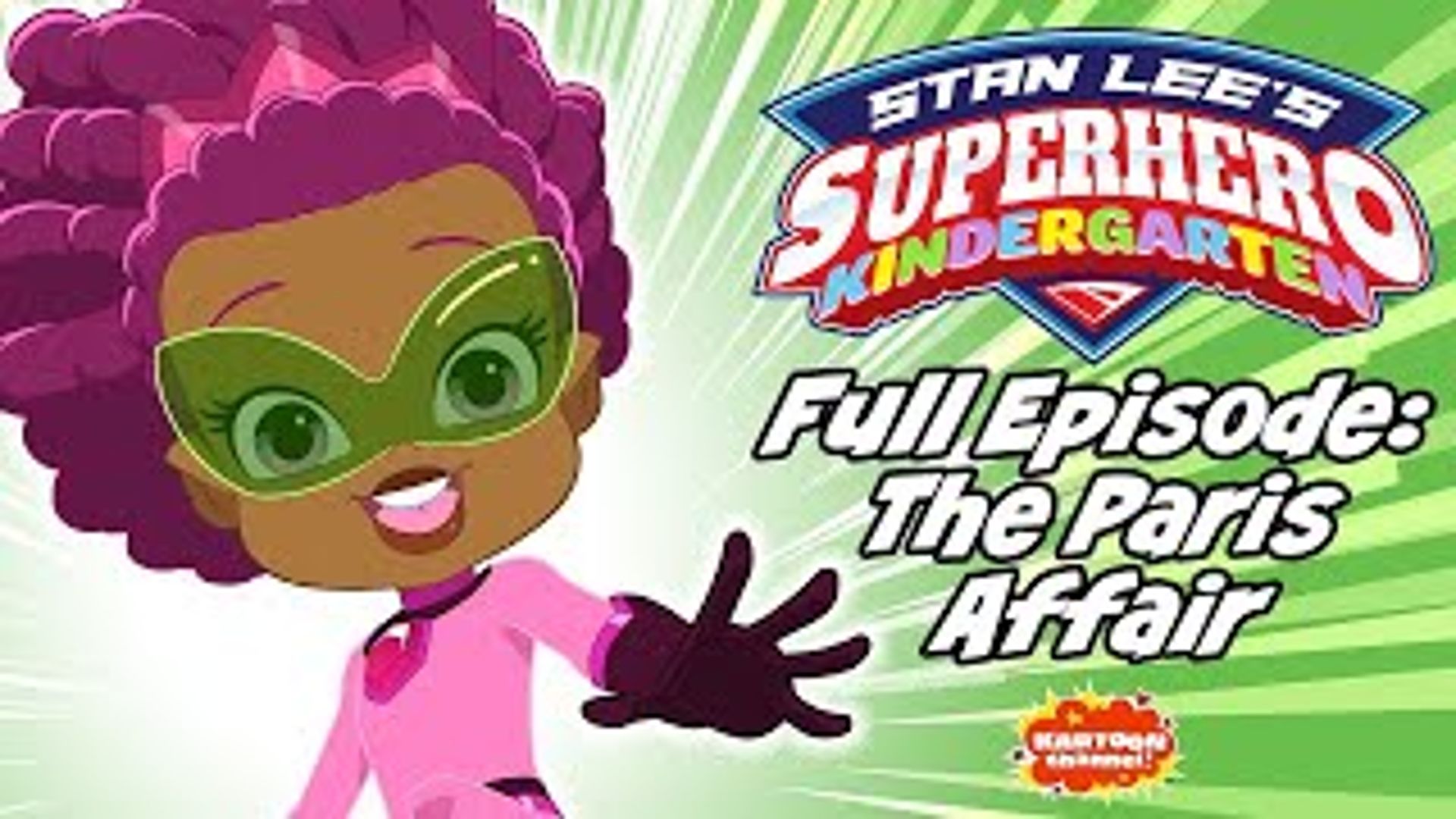 Superhero Kindergarten background