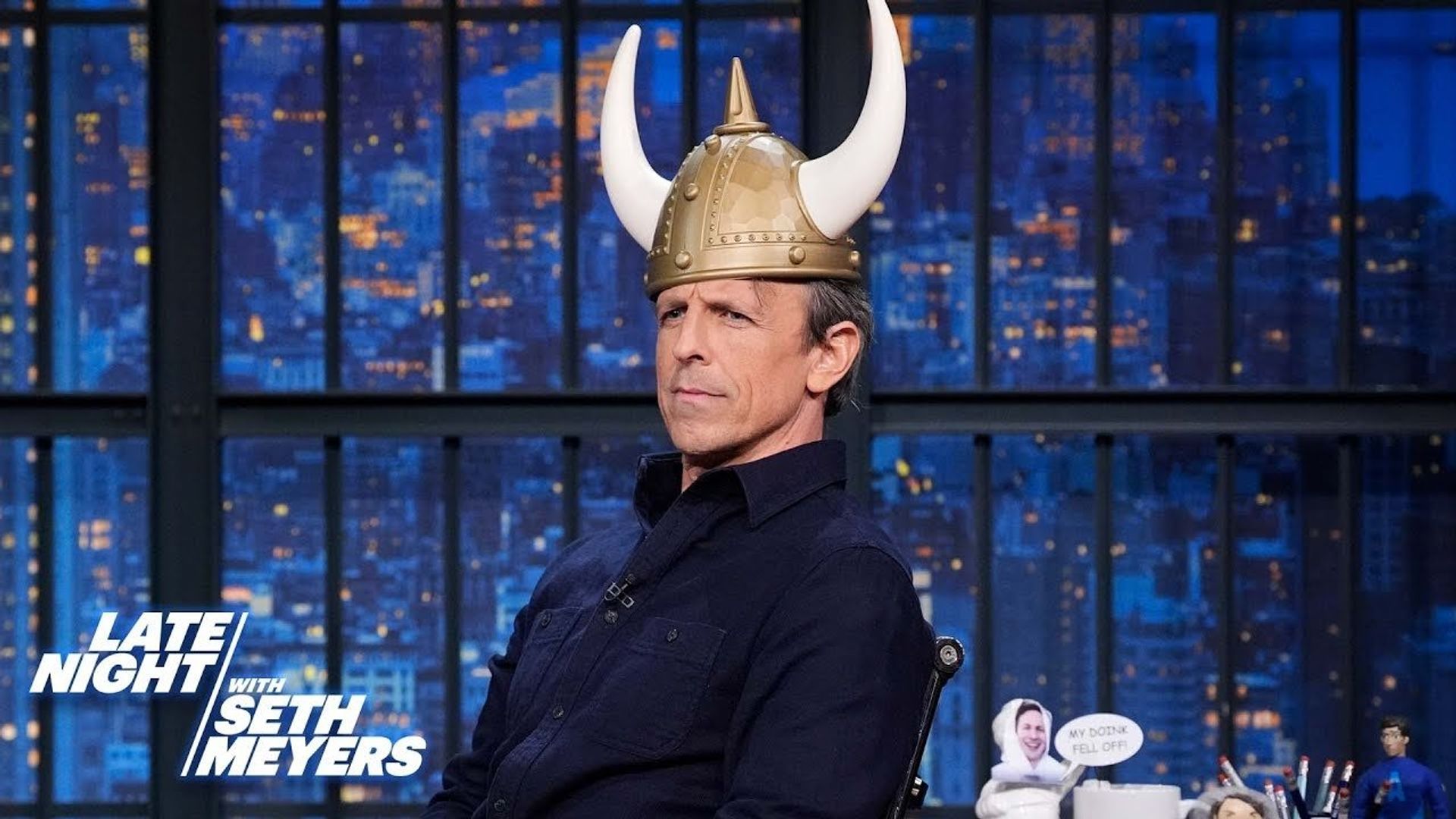 Late Night with Seth Meyers: Corrections" background