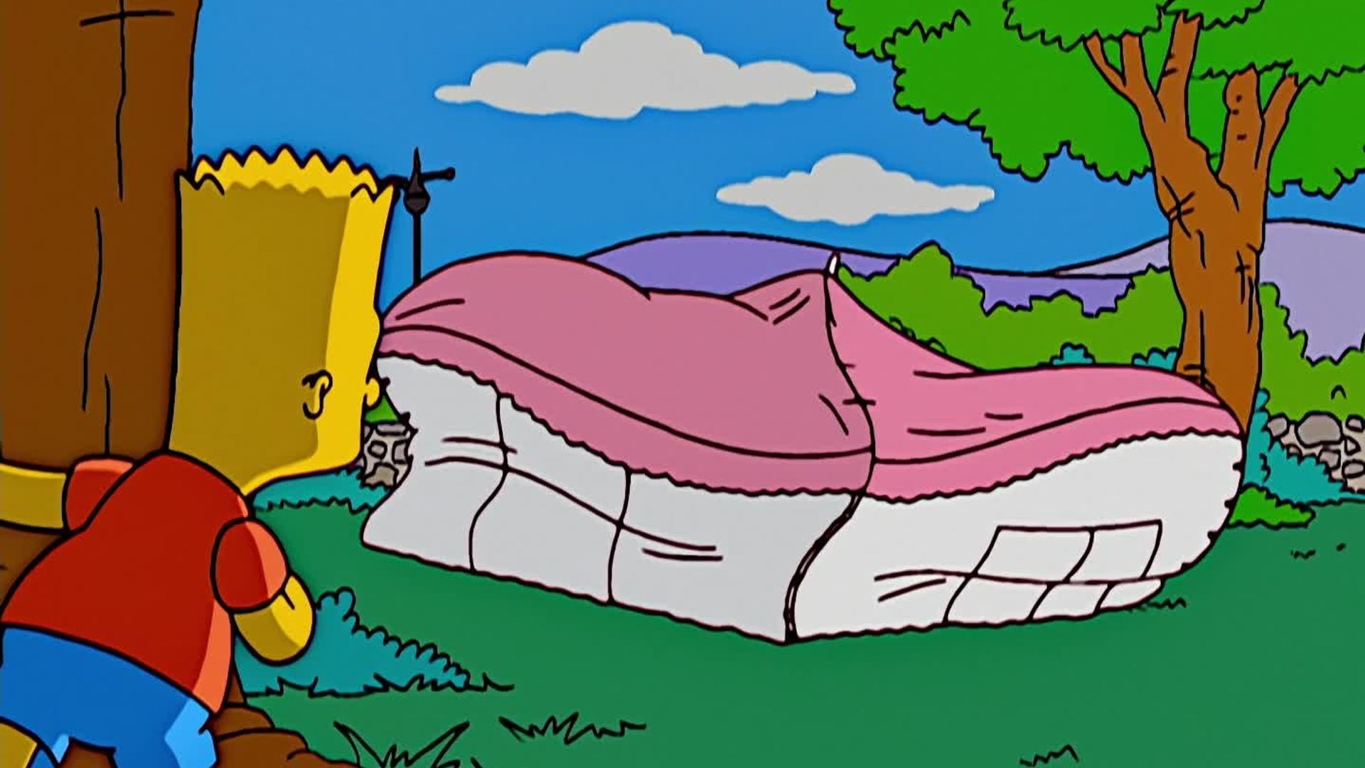 The Simpsons background