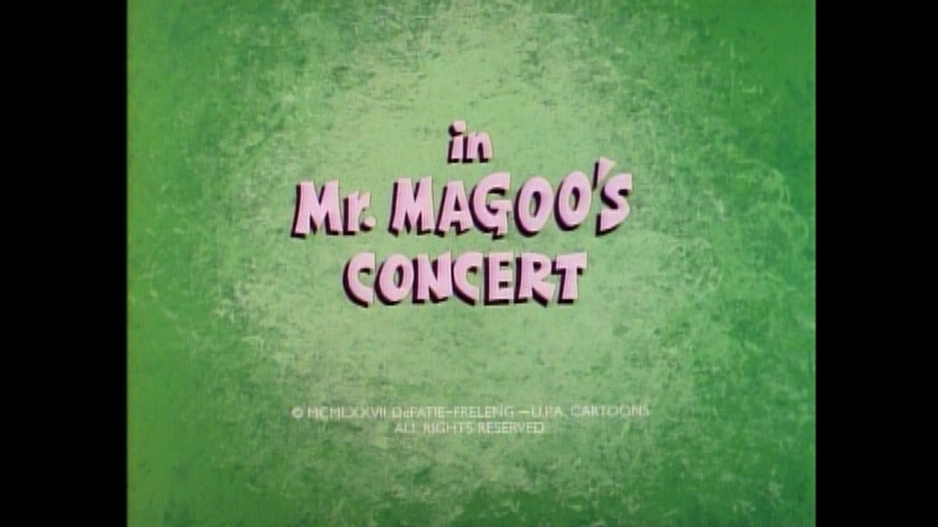 What's New, Mr. Magoo? background