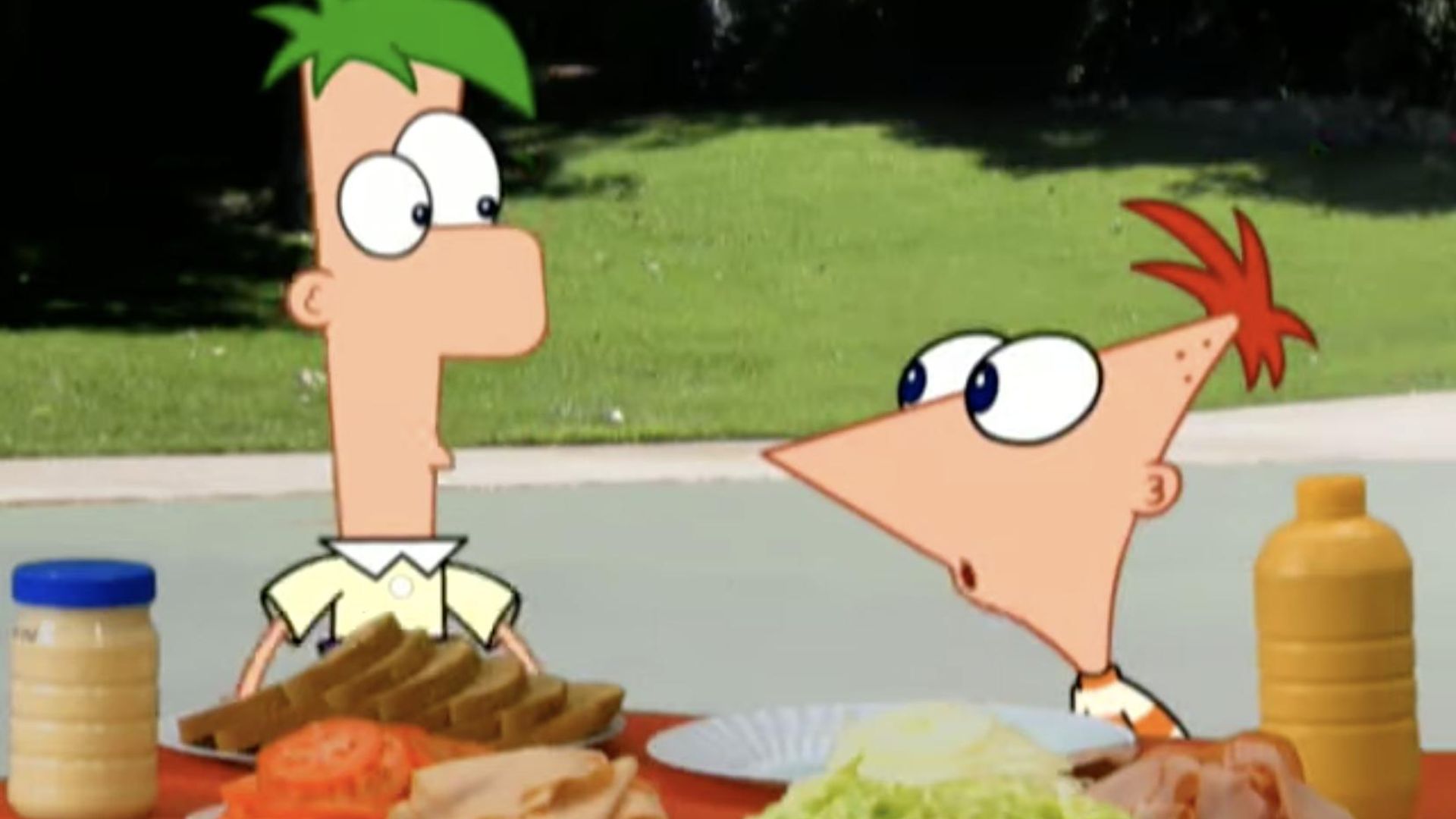 Take Two with Phineas and Ferb background