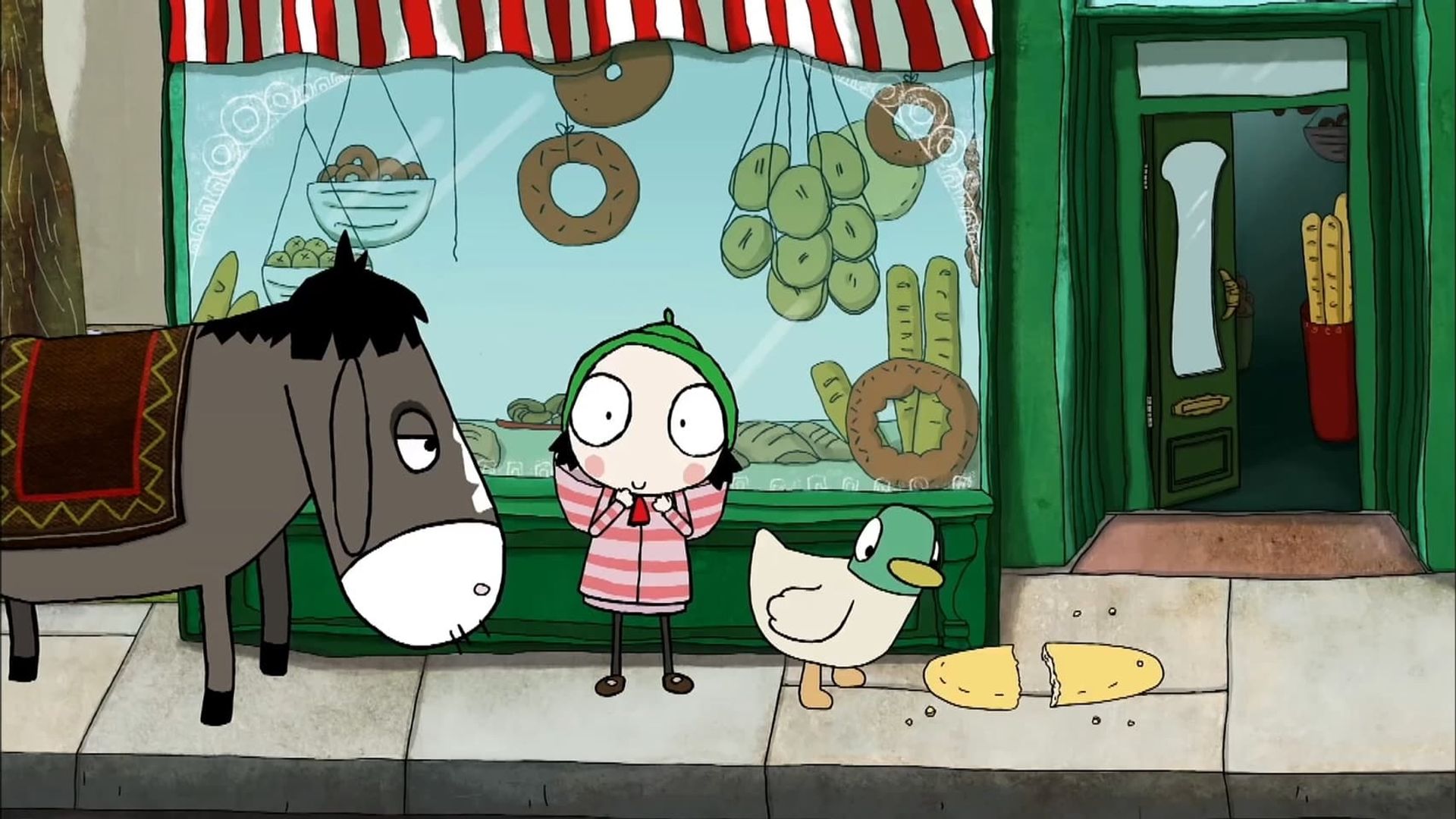 Sarah and Duck background