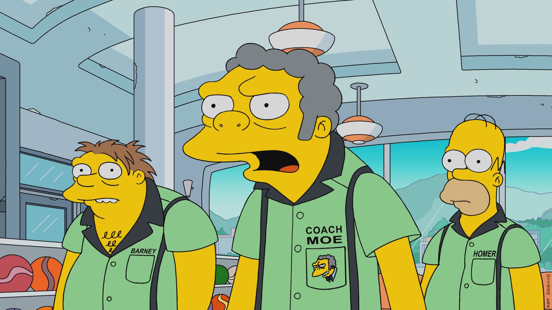The Simpsons background