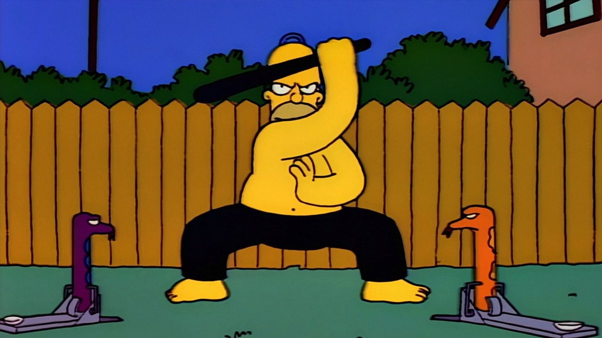 The Simpsons background