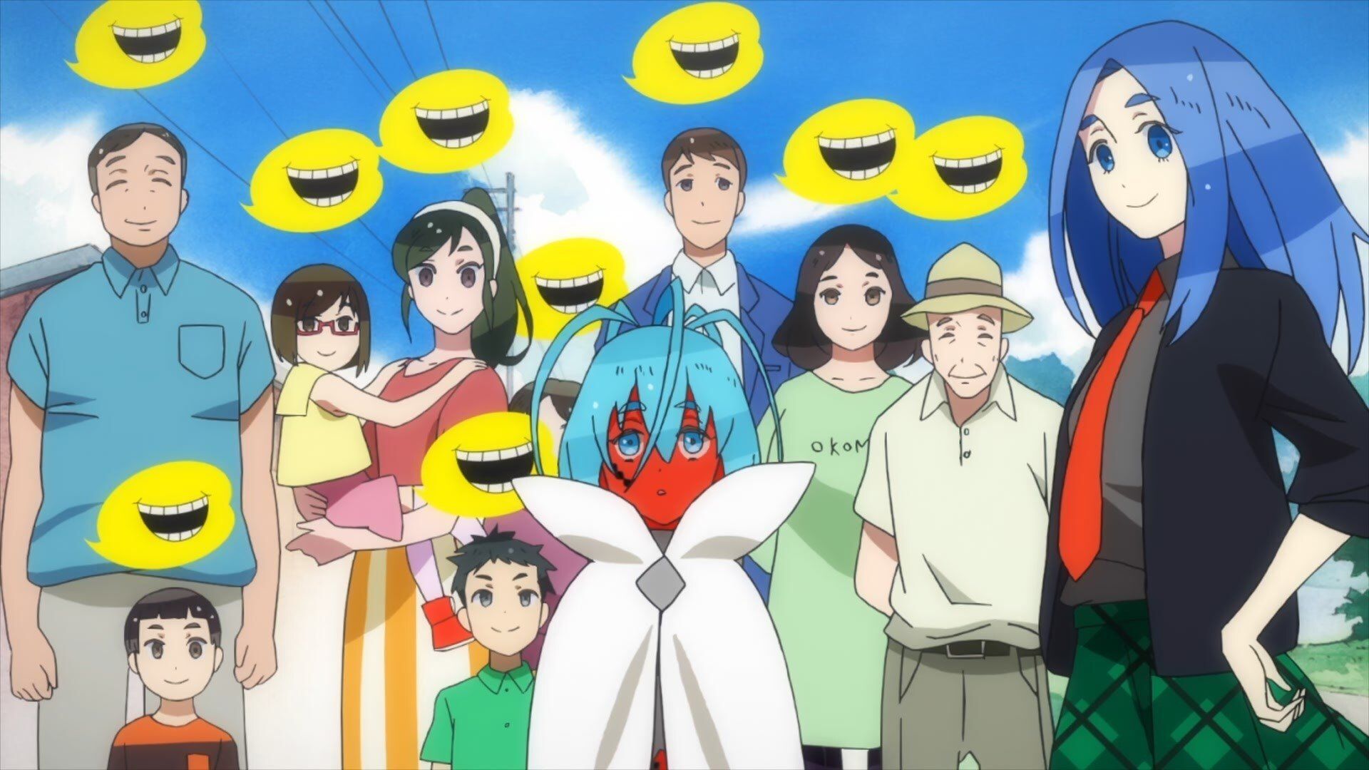 Gatchaman Crowds background