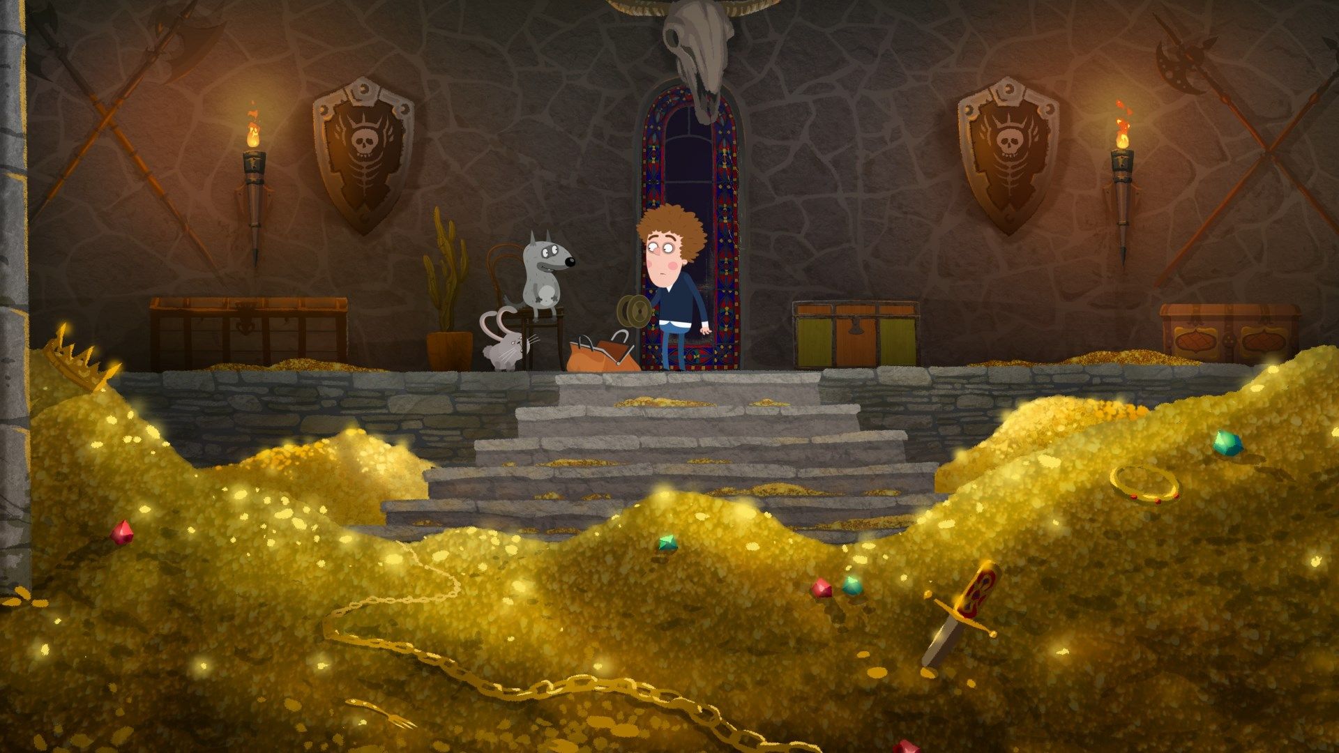 The Adventures of Peter and Wolf background