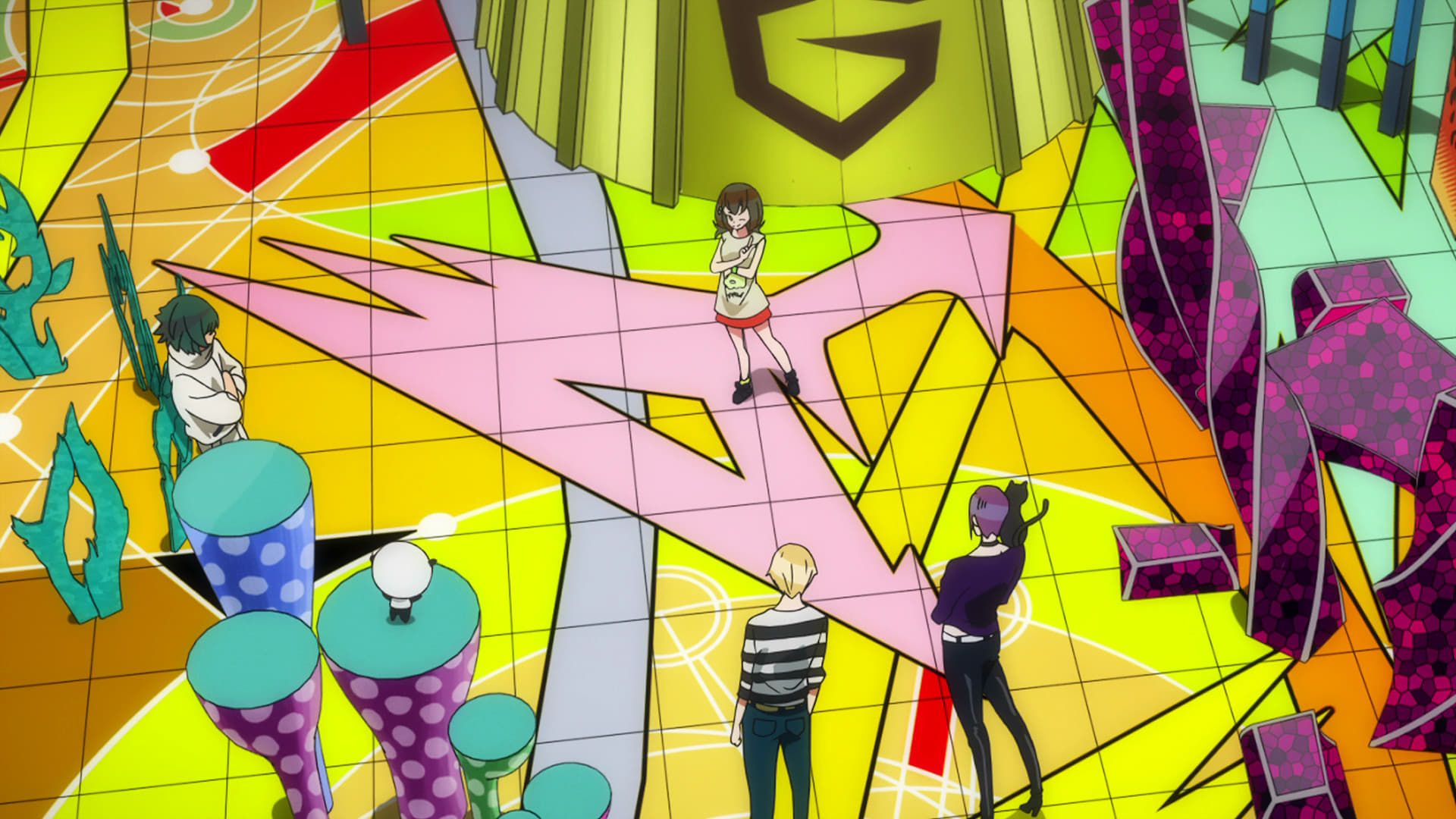 Gatchaman Crowds background