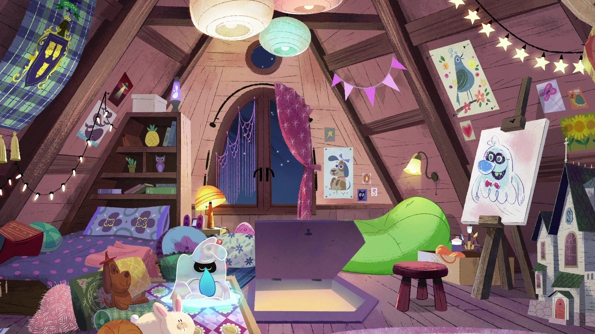 The Ghost and Molly McGee background