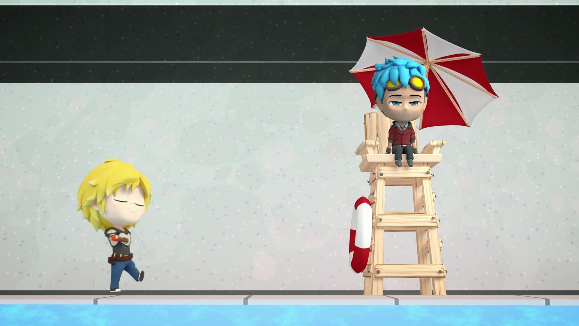 RWBY Chibi background