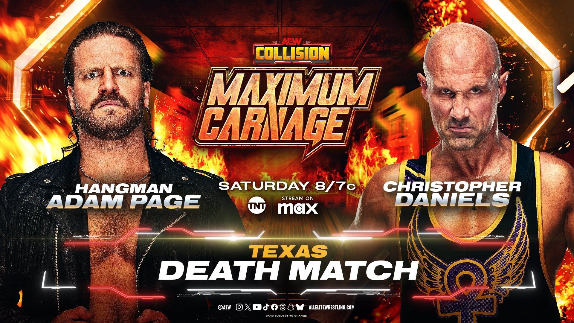 AEW Collision background