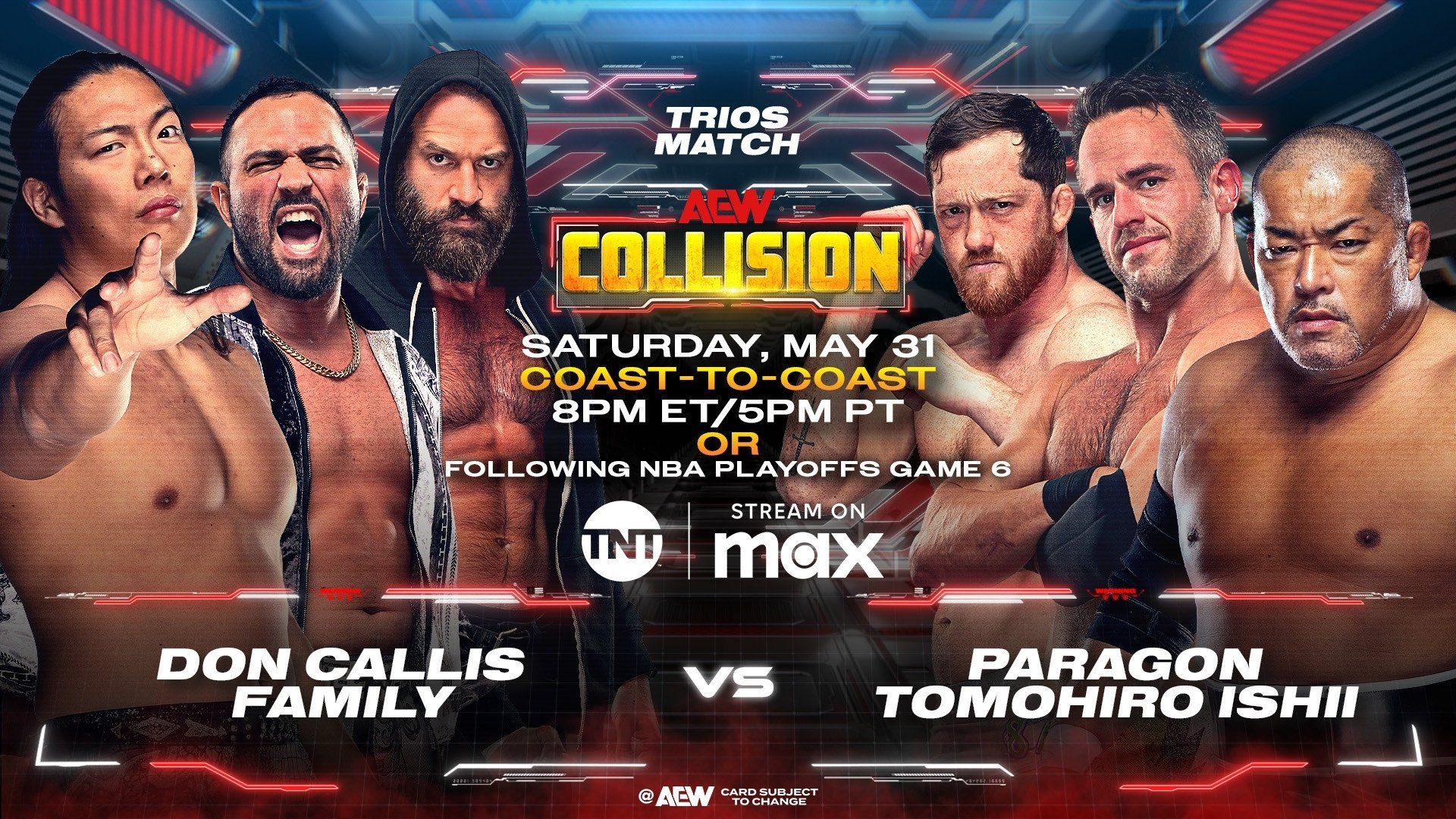 AEW Collision background