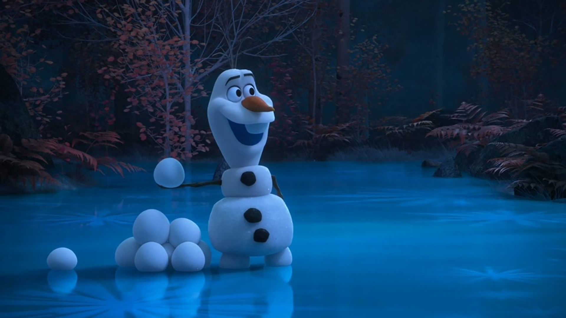 At Home with Olaf background