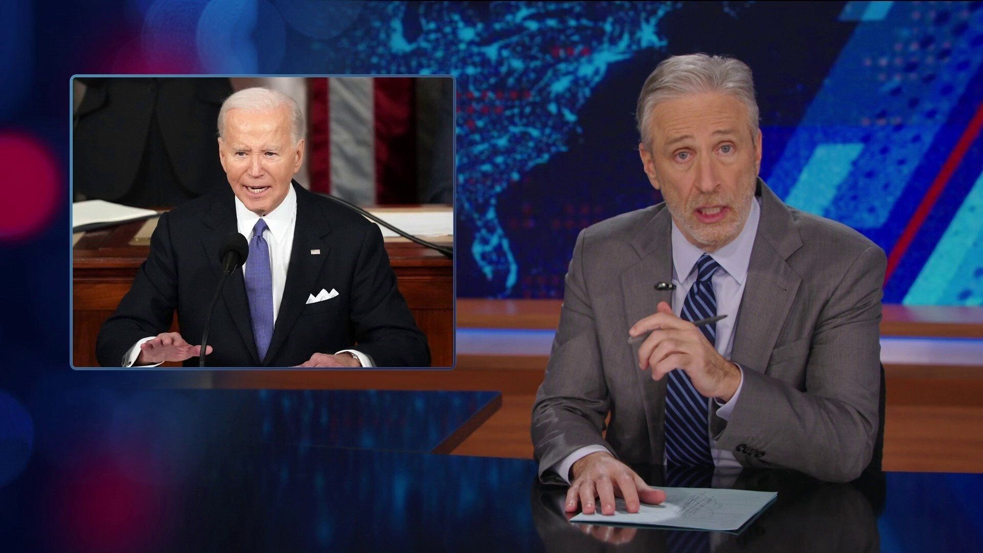 The Daily Show background