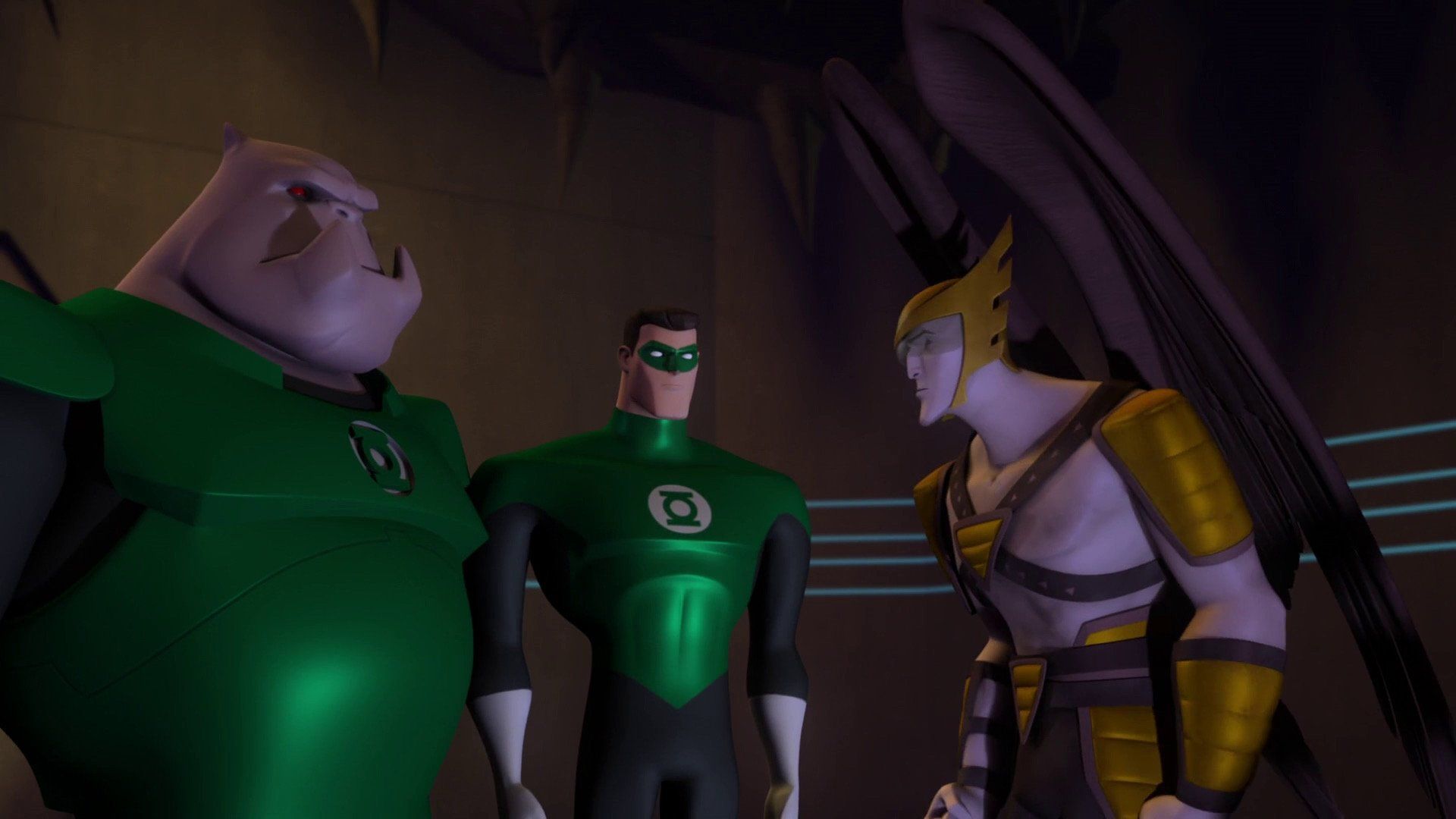 Green Lantern: The Animated Series background