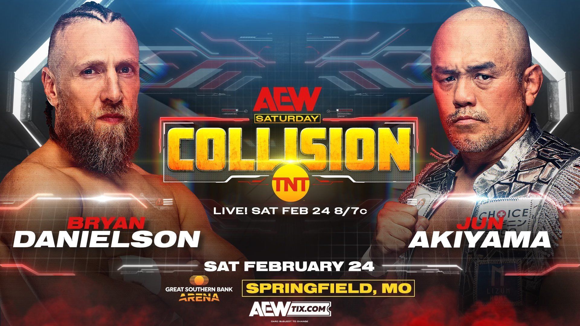 AEW Collision background