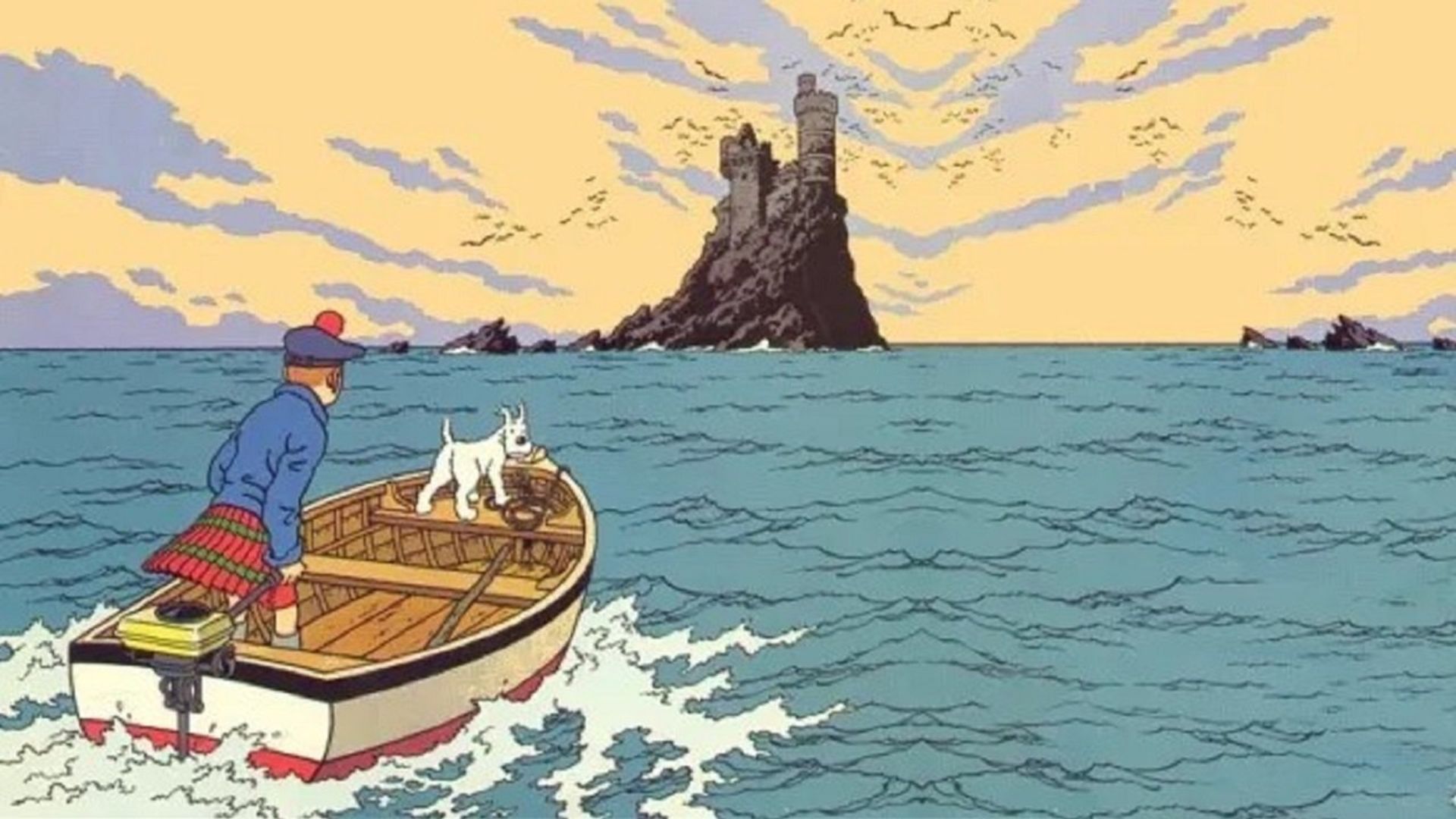 The Adventures of Tintin background