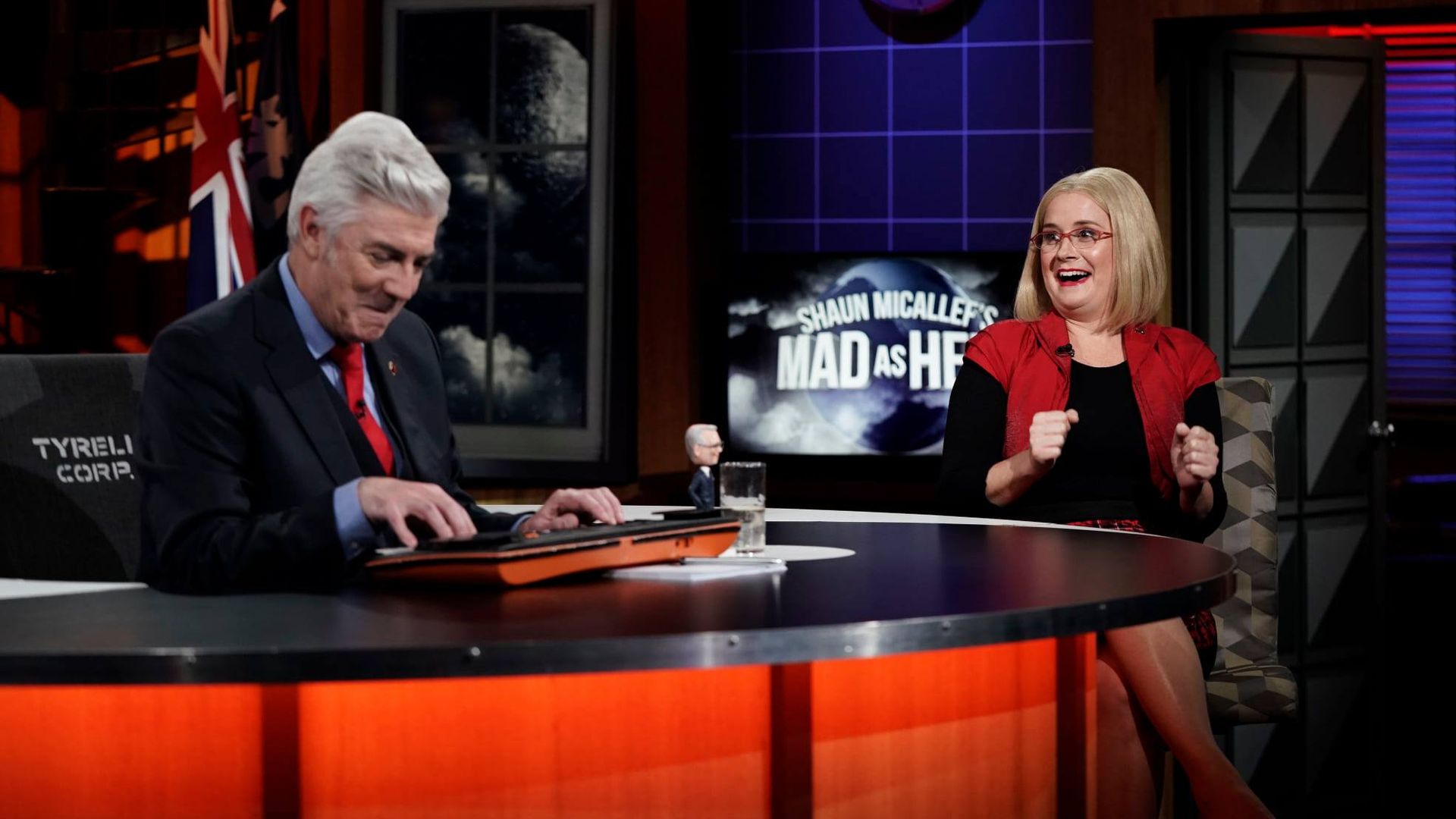 Shaun Micallef's Mad as Hell background