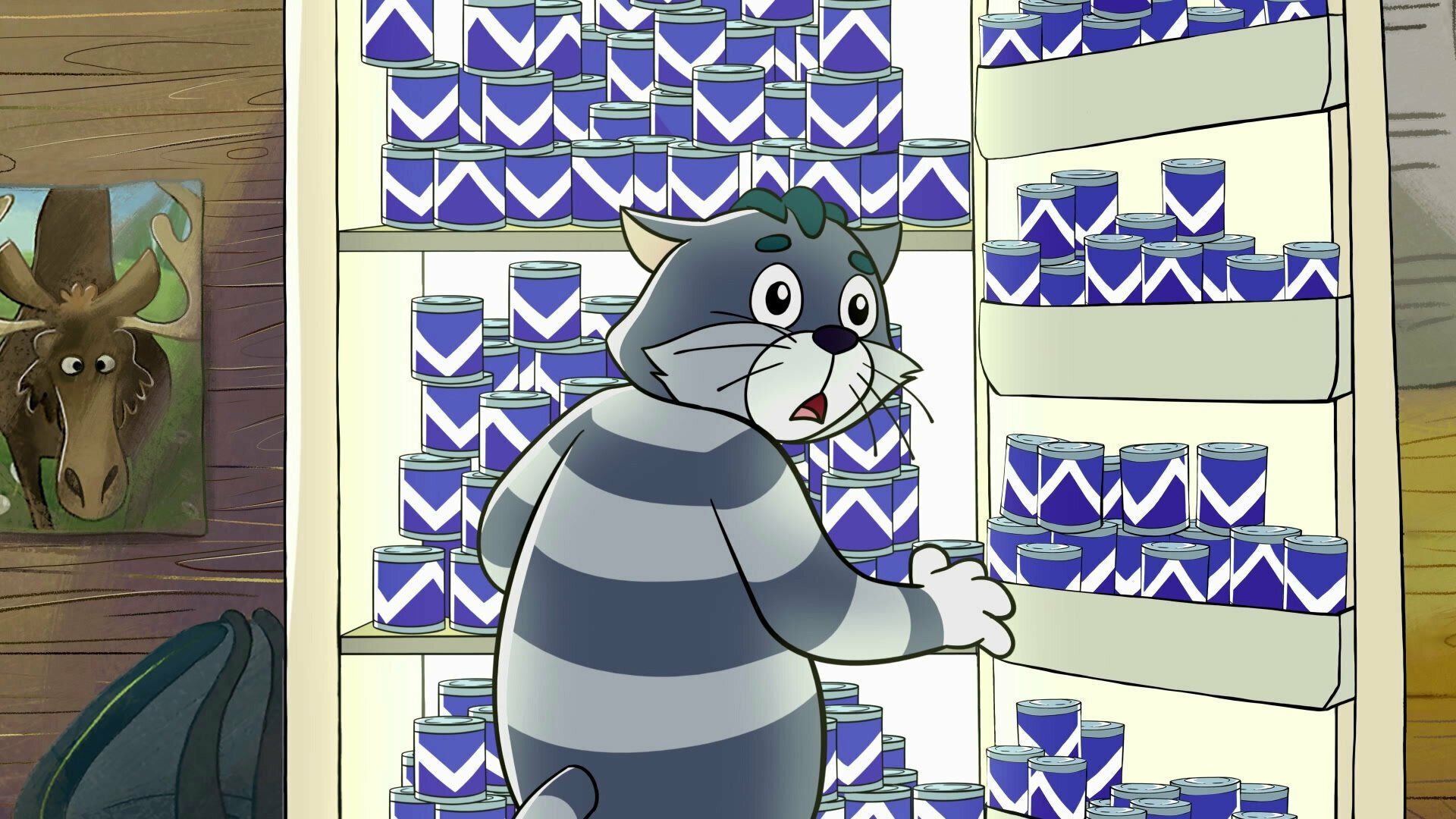 Mr. Theo, Cat & Dog background