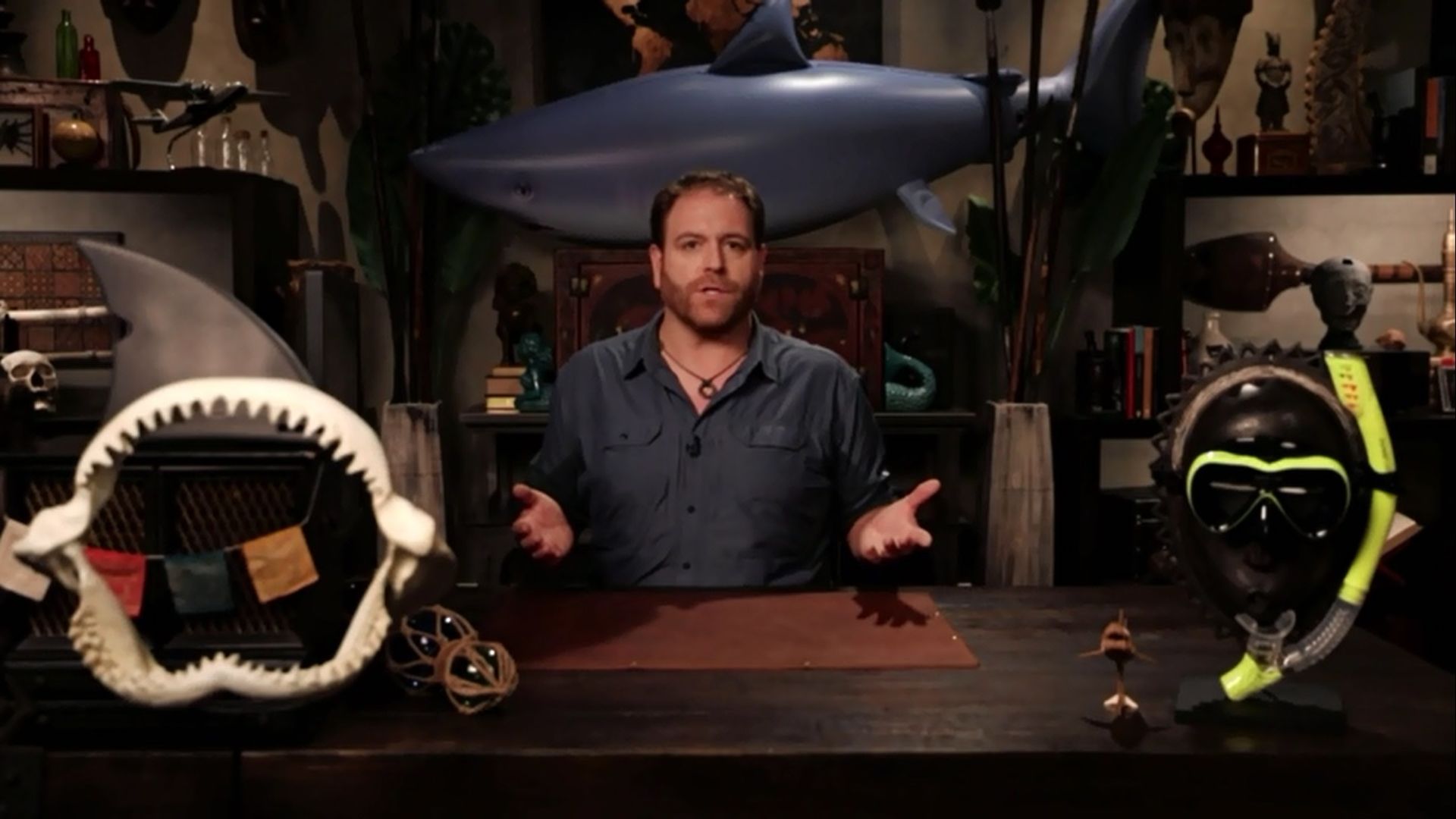 Josh Gates Tonight background