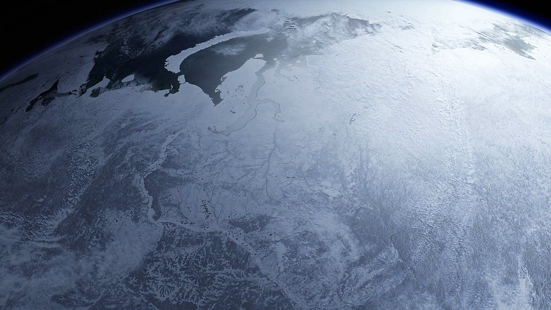 Frozen Planet background