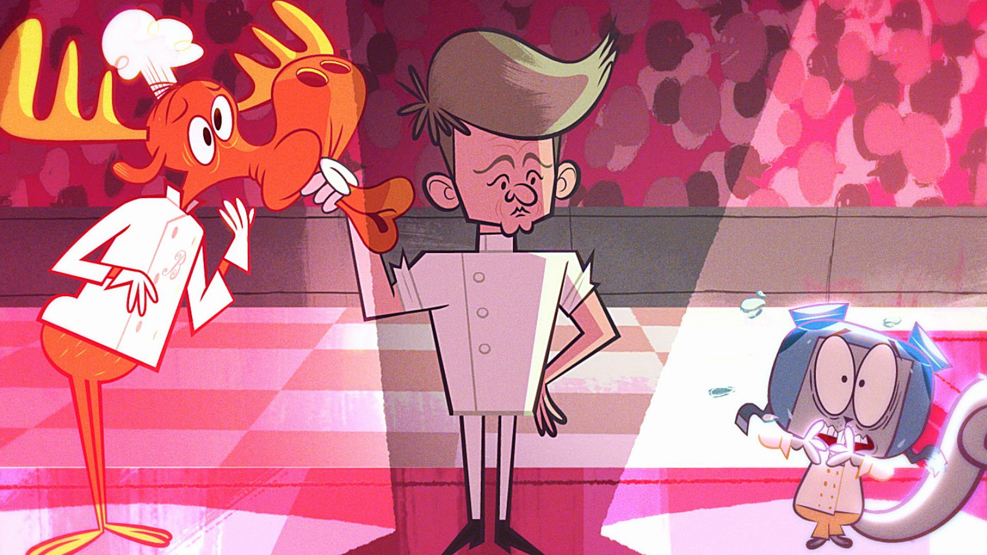 The Adventures of Rocky and Bullwinkle background
