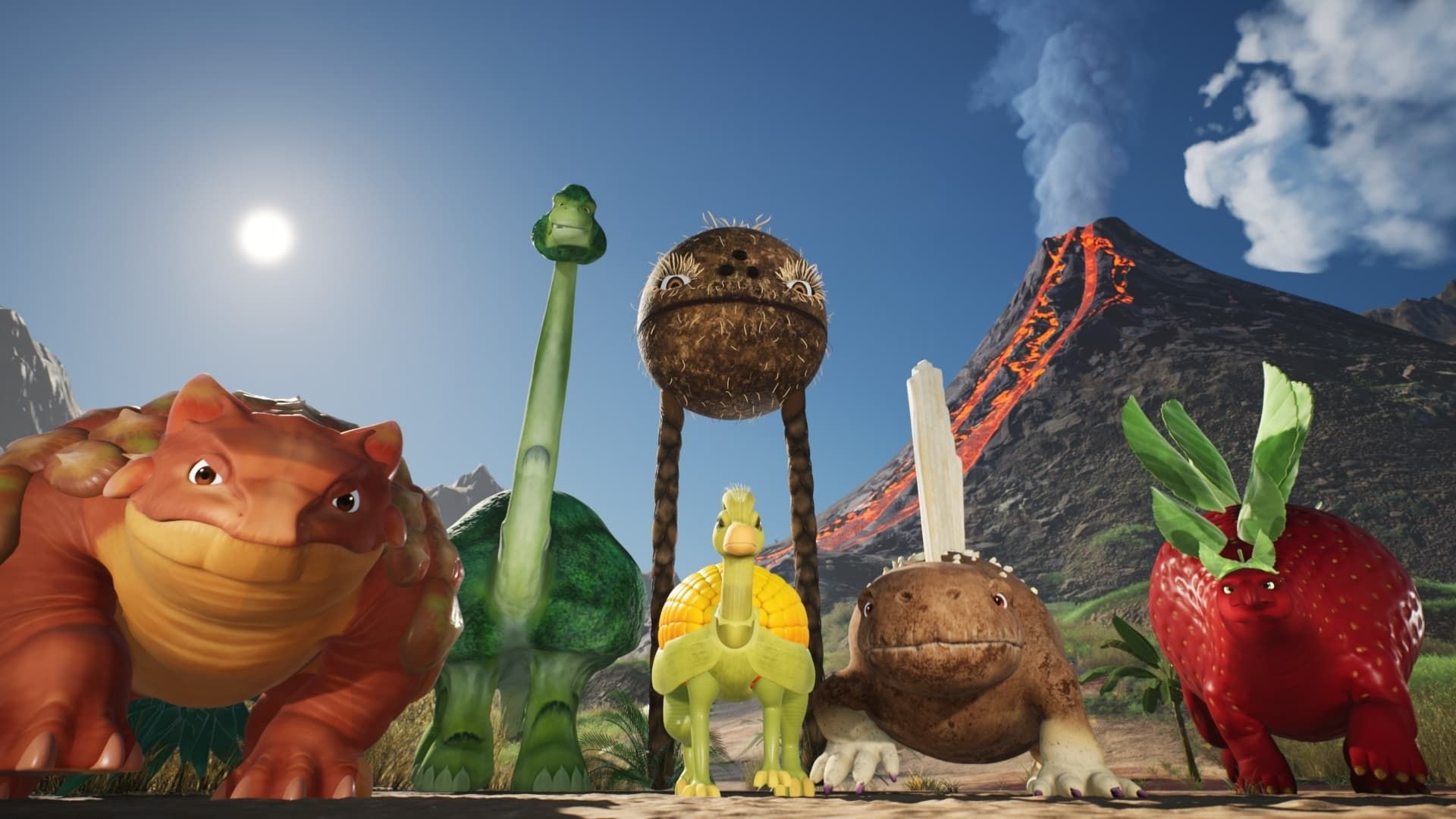 Ginger and the Vegesaurs background